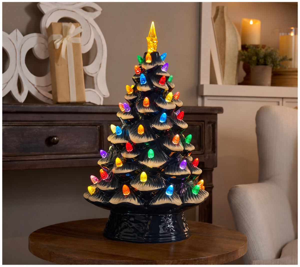 Mr. Christmas 18" Ceramic Nostalgic Tree